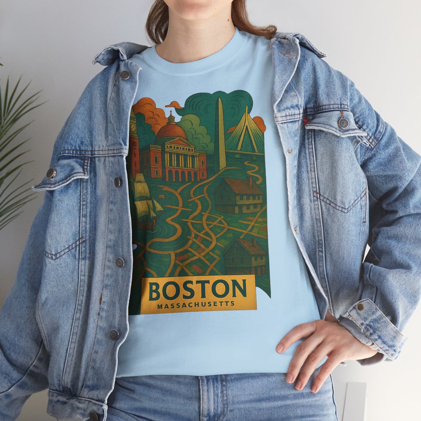 Adult Unisex Boston Surreal Tee