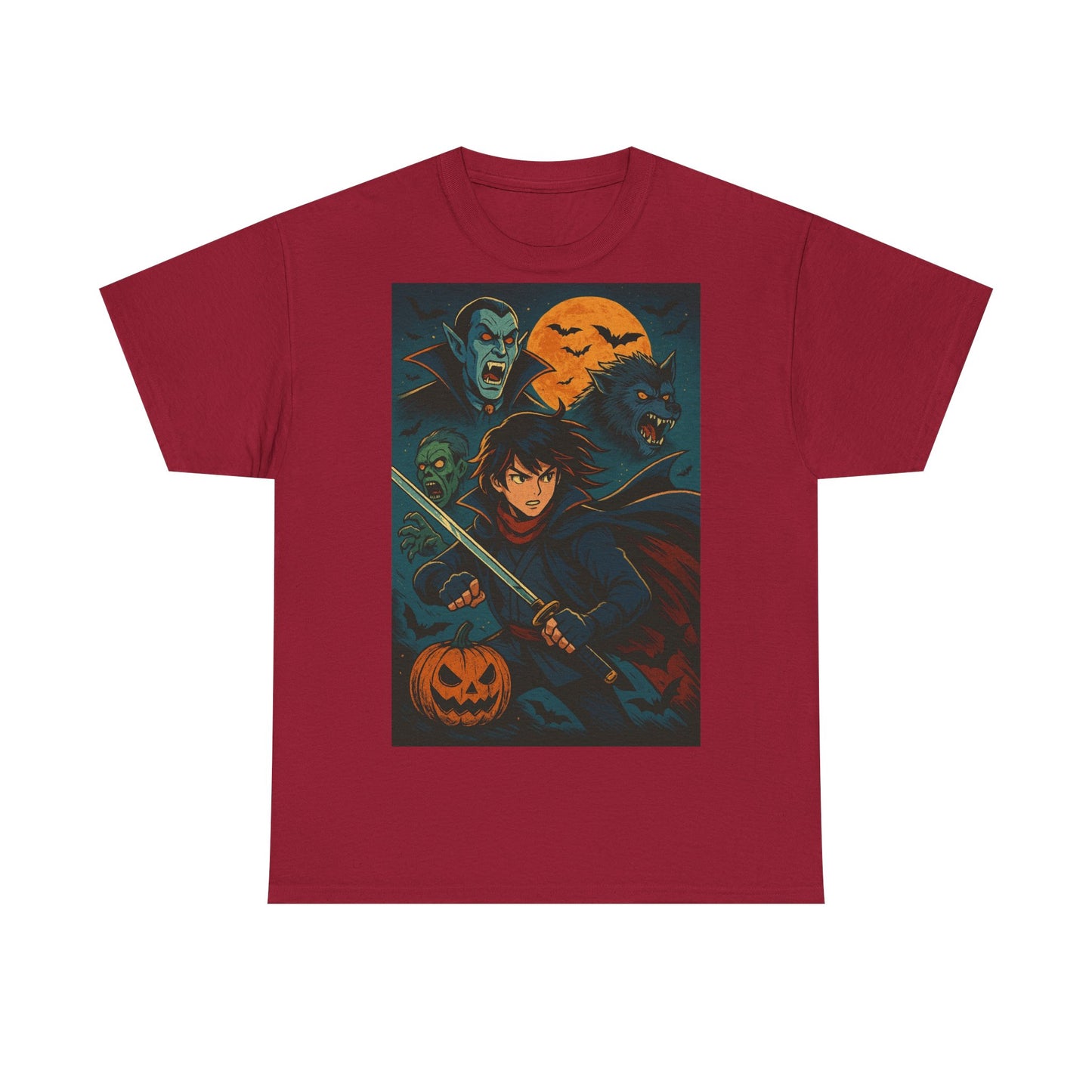 Adult's Anime Halloween Monster Hunter Unisex Tee