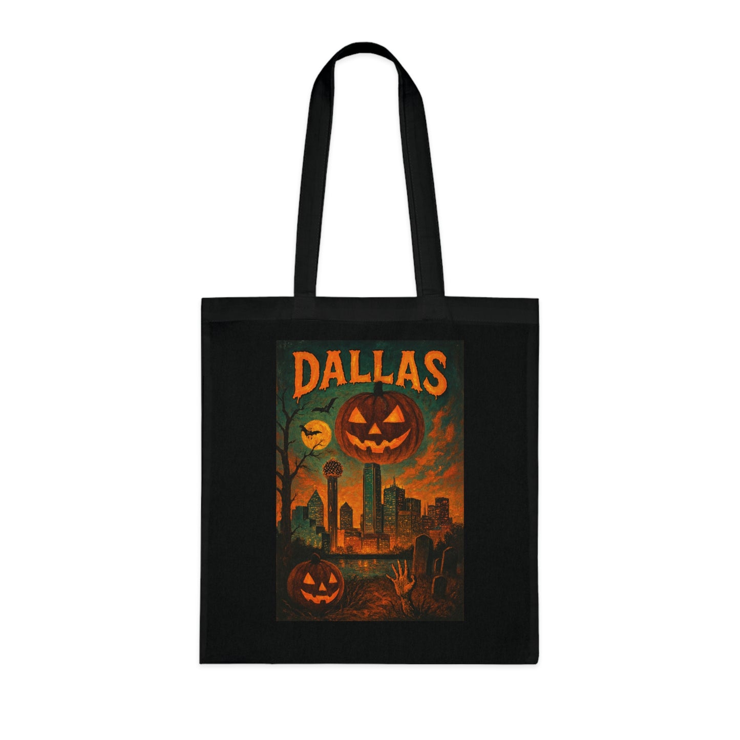Surreal Halloween Dallas Tote