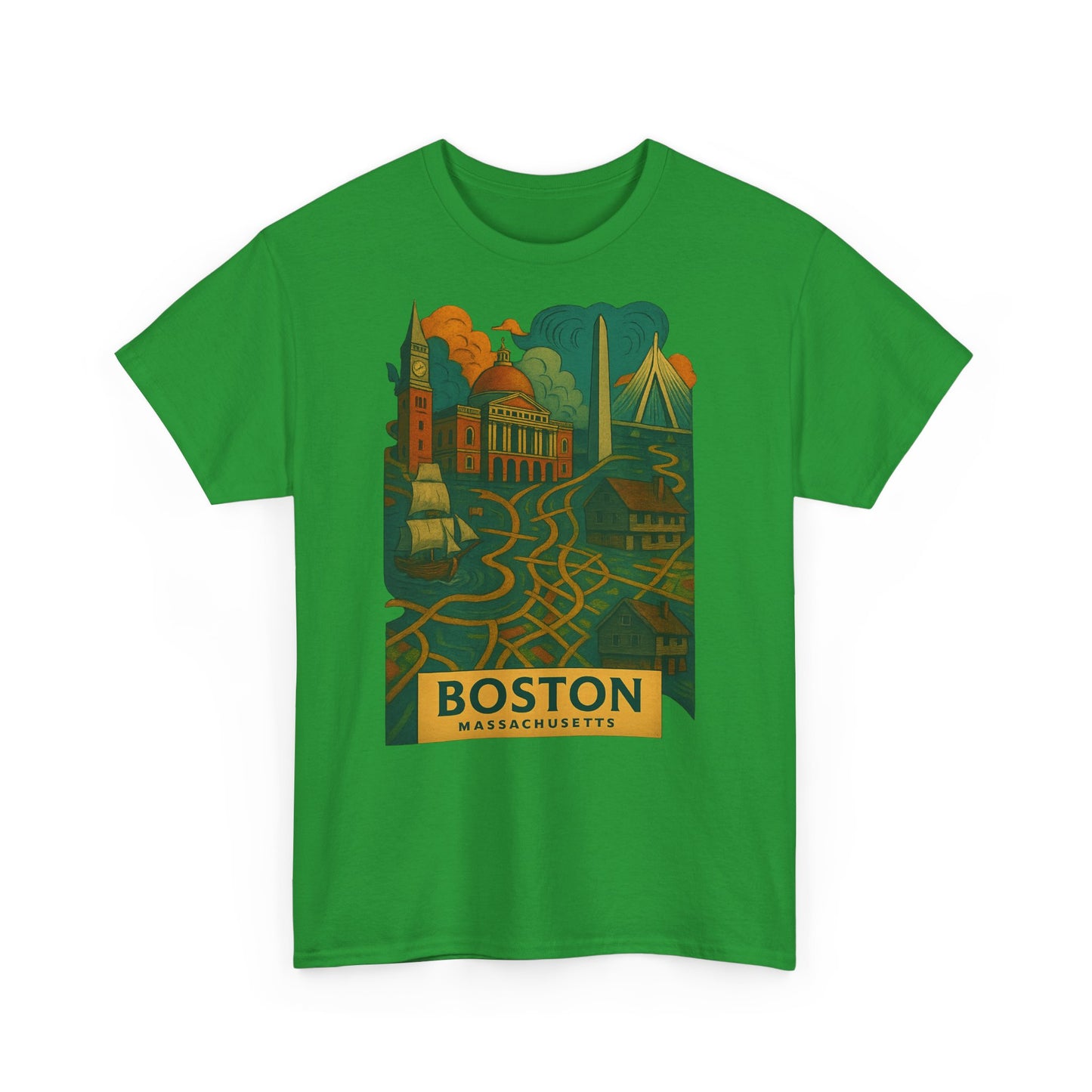 Adult Unisex Boston Surreal Tee