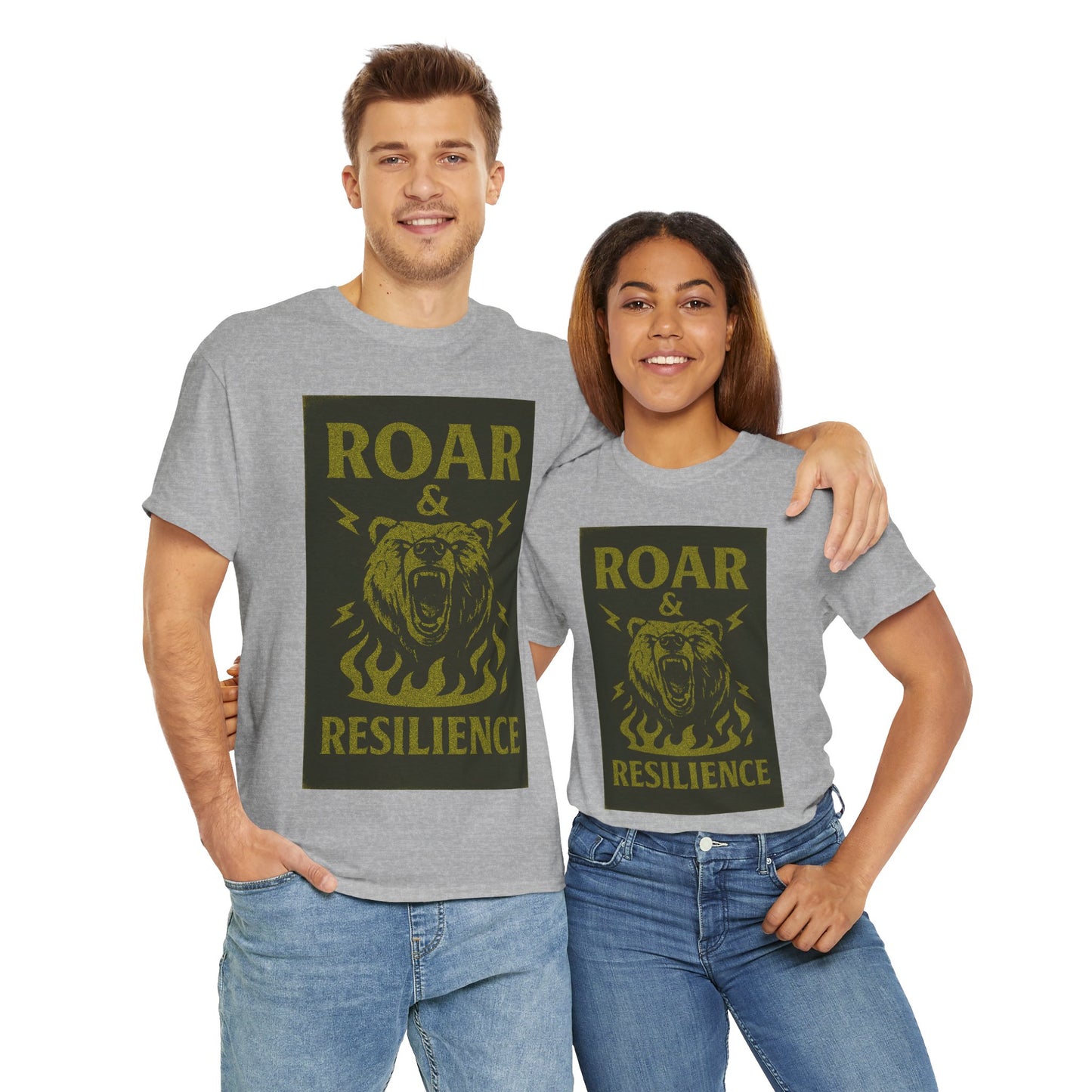 Adult Unisex ' Bear Roar & Resilience' Tee
