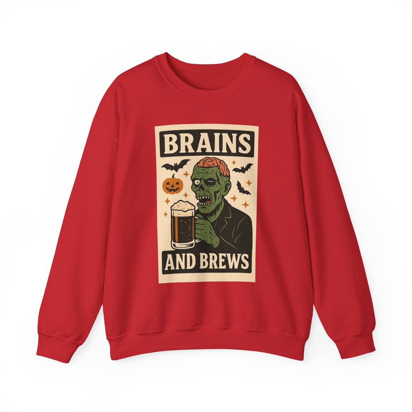 Brains and Brews Unisex Crewneck Sweatshirt