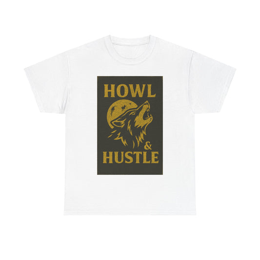 Adult Unisex 'Wolf Howl & Hustle' Tee