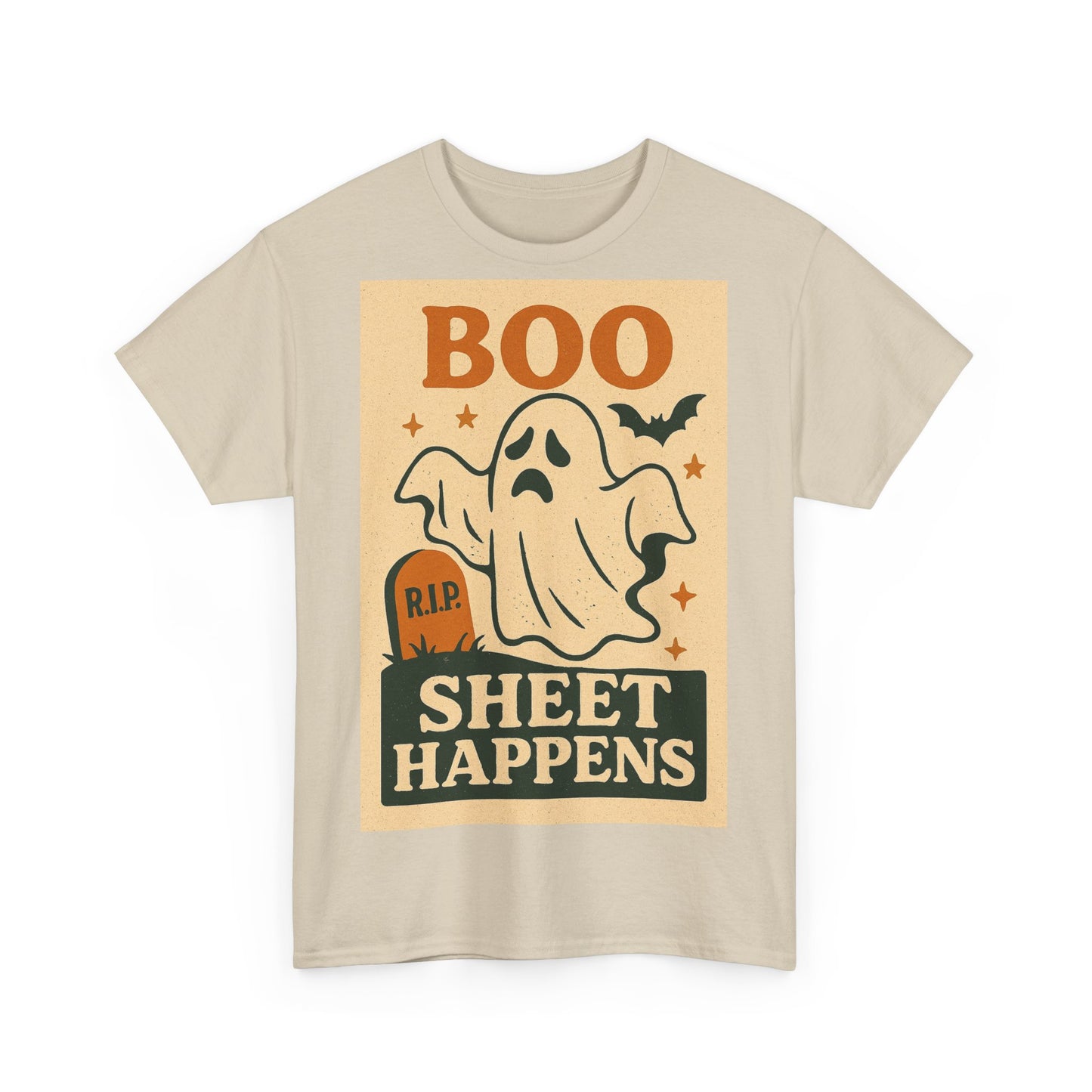 Boo Sheet Happens Adult Unisex Tee