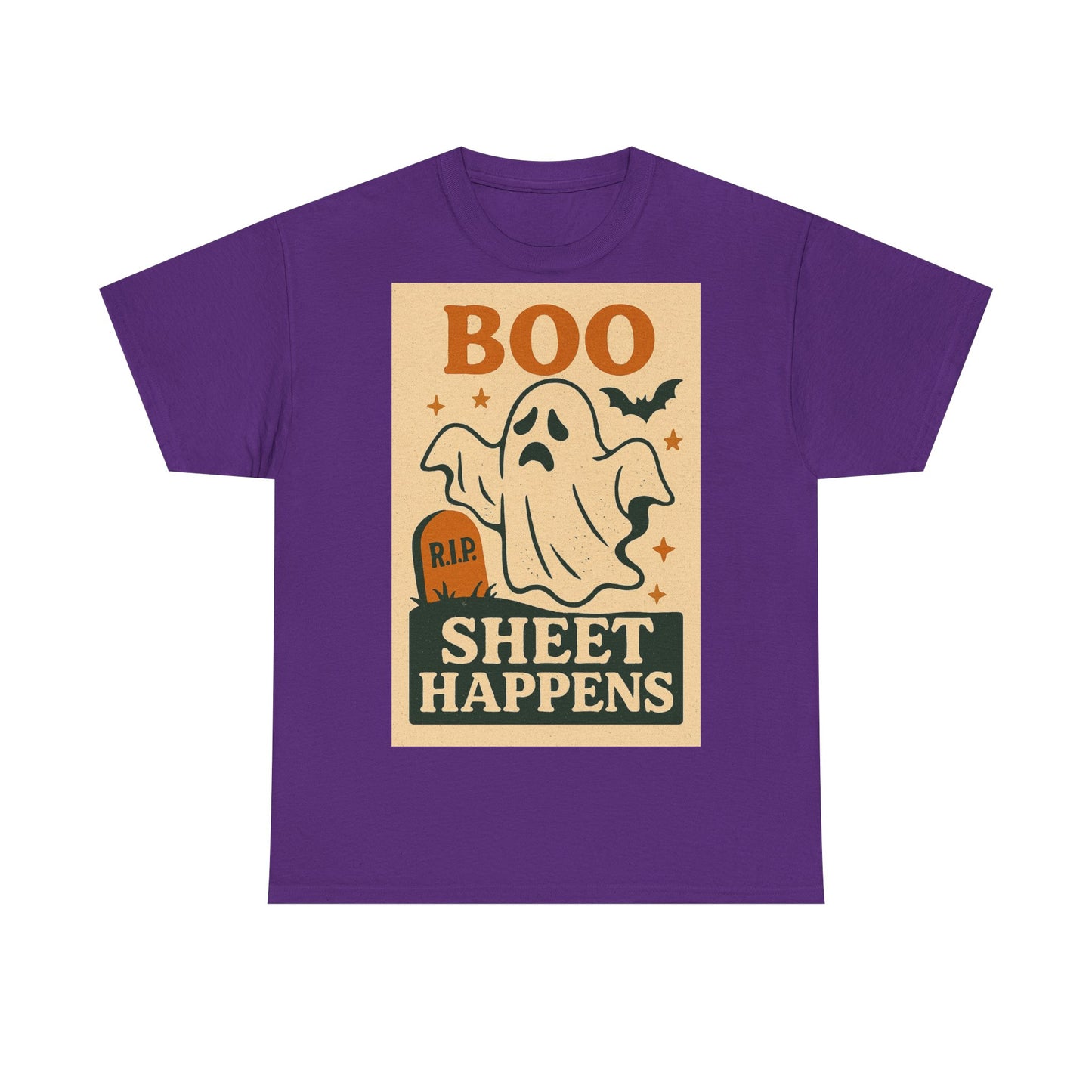 Boo Sheet Happens Adult Unisex Tee