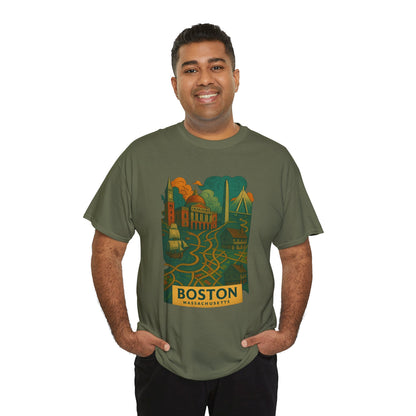 Adult Unisex Boston Surreal Tee (North America Customers)