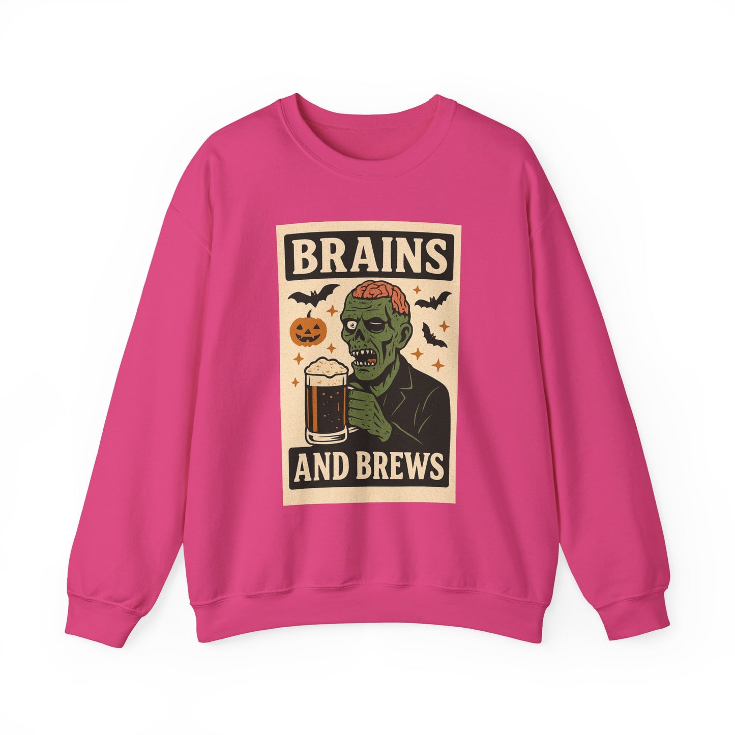 Brains and Brews Unisex Crewneck Sweatshirt
