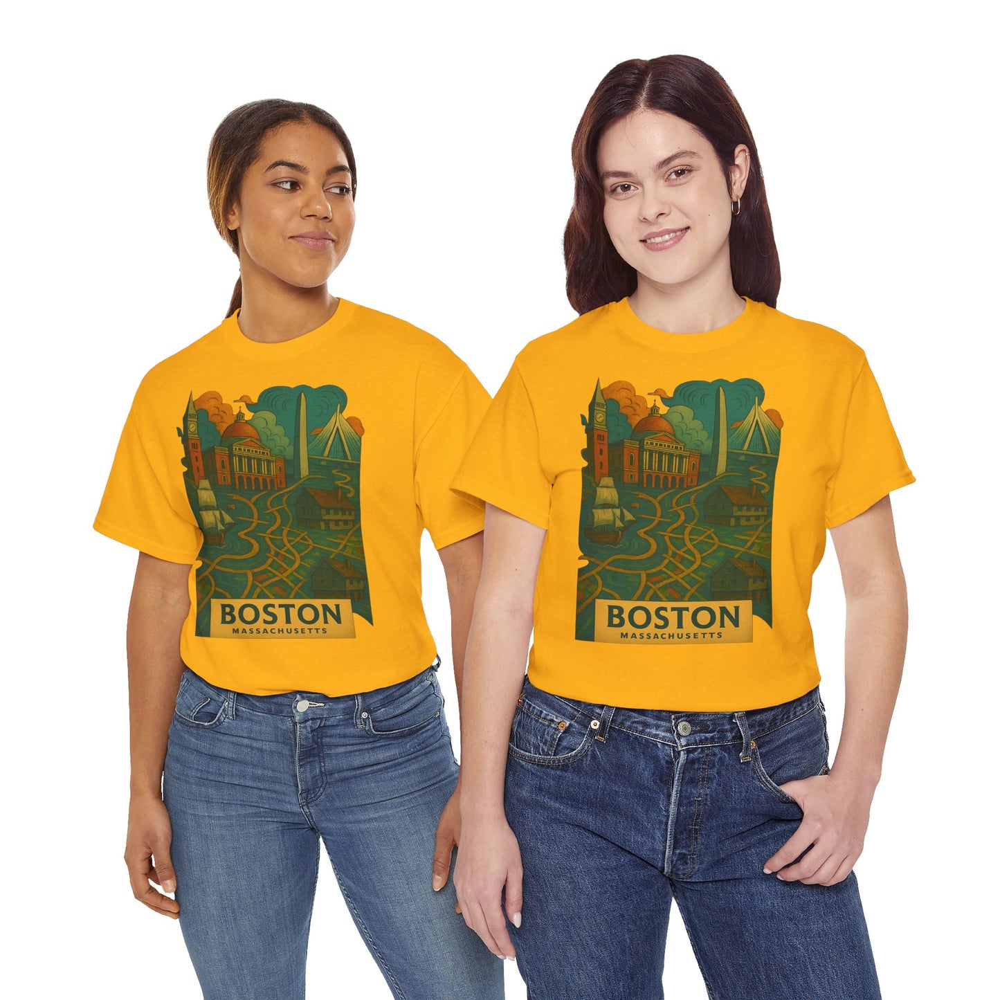 Adult Unisex Boston Surreal Tee