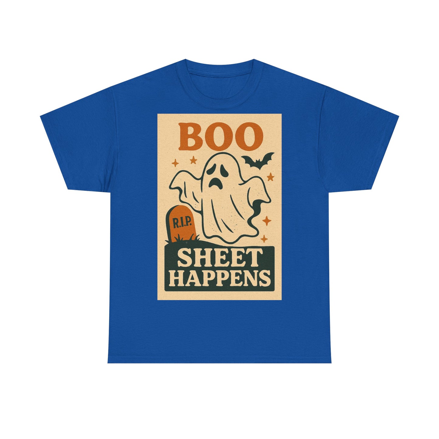 Boo Sheet Happens Adult Unisex Tee