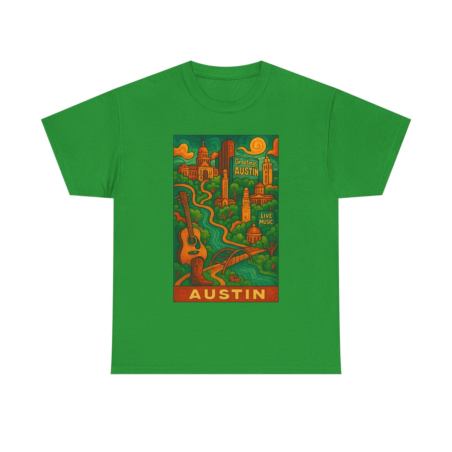 Adult Unisex Austin Surreal Graphic Tee (North America Customers)
