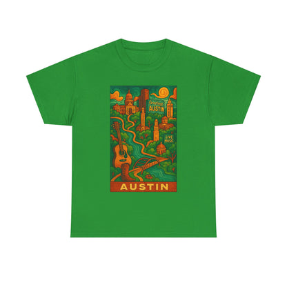 Adult Unisex Austin Surreal Graphic Tee (North America Customers)