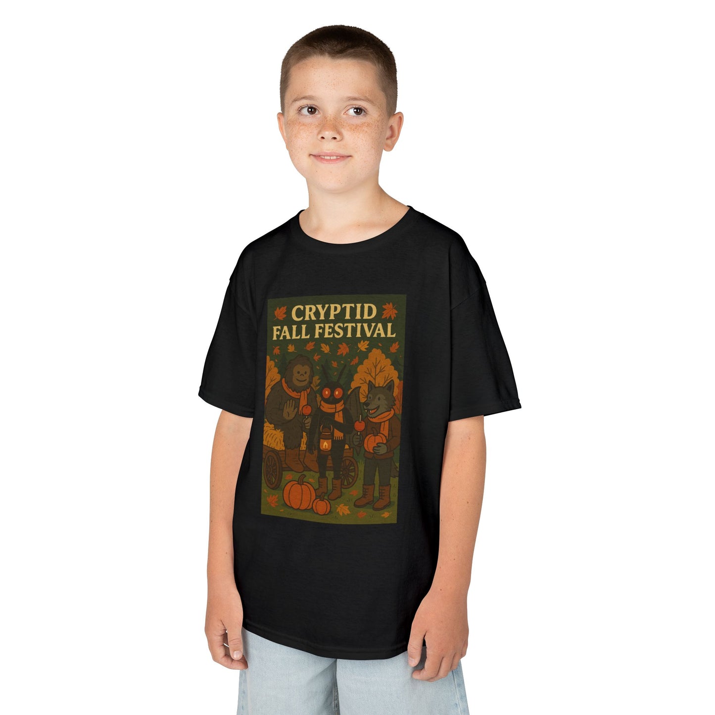 Kids Cryptid Autumn Festival Tee