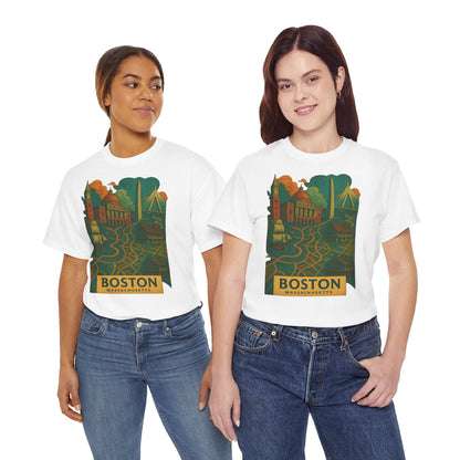 Adult Unisex Boston Surreal Tee
