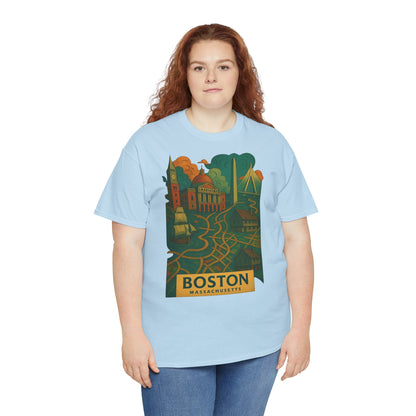Adult Unisex Boston Surreal Tee
