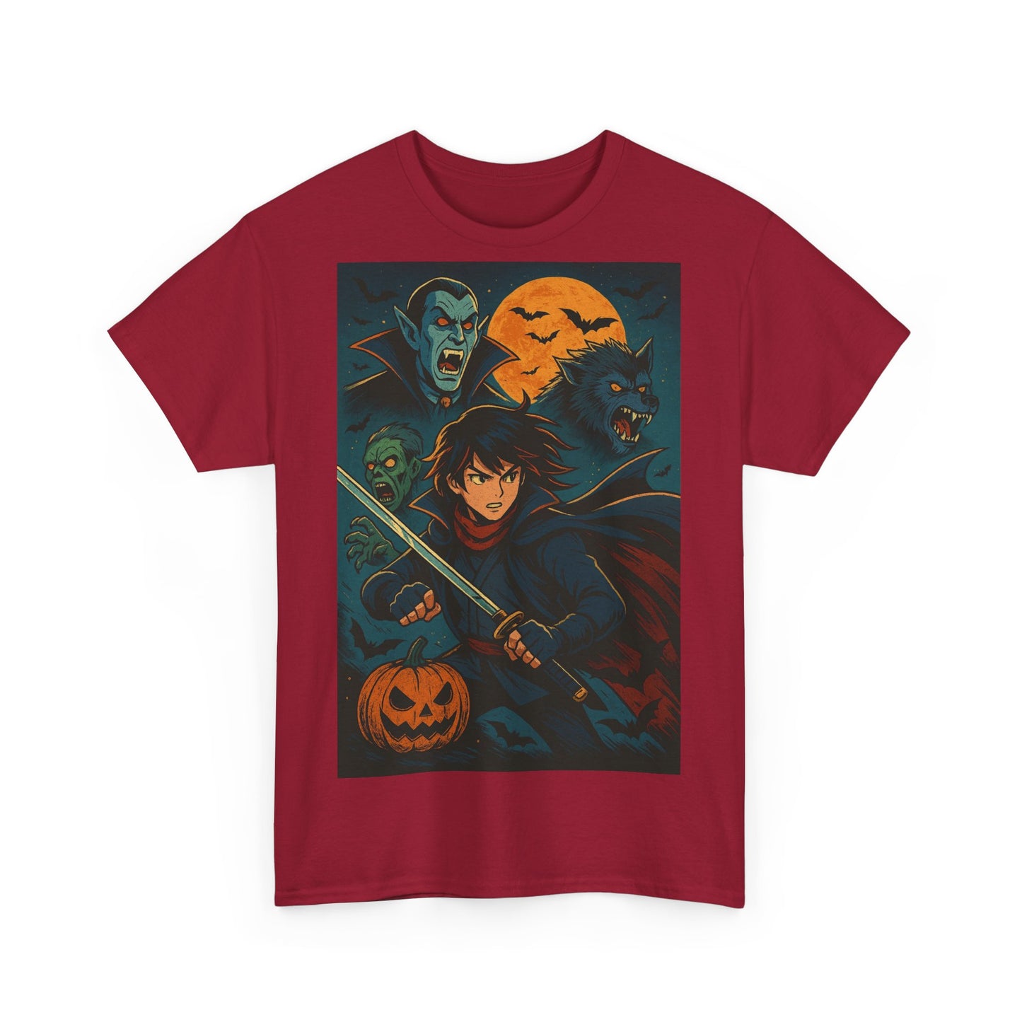 Adult's Anime Halloween Monster Hunter Unisex Tee