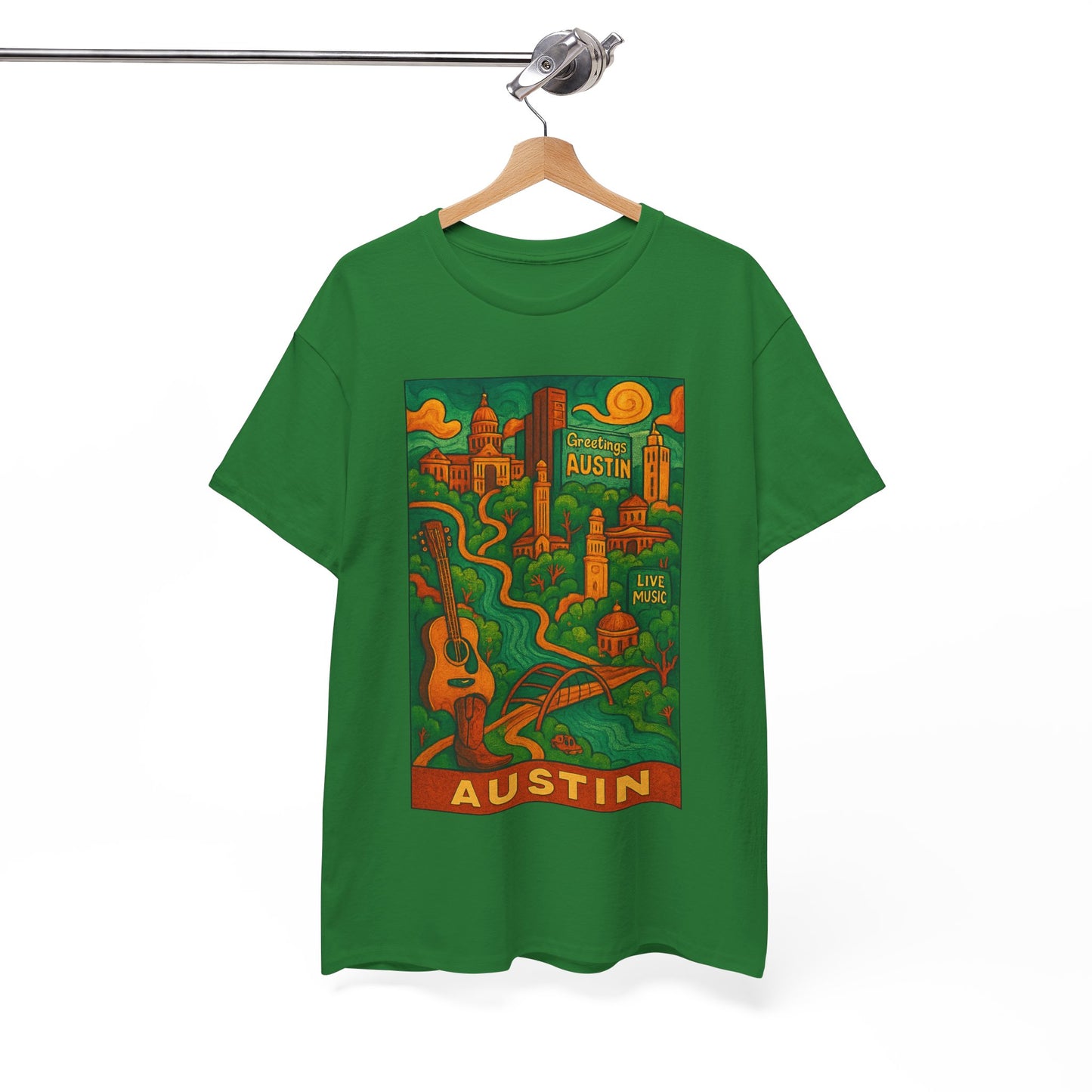 Adult Unisex Austin Surreal Graphic Tee (North America Customers)