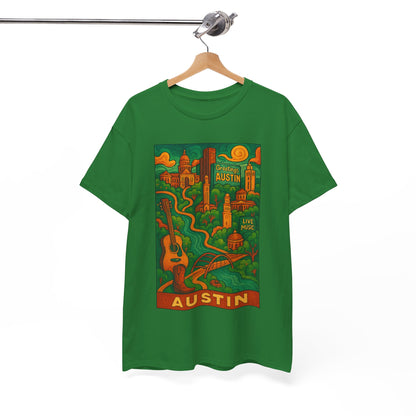 Adult Unisex Austin Surreal Graphic Tee (North America Customers)