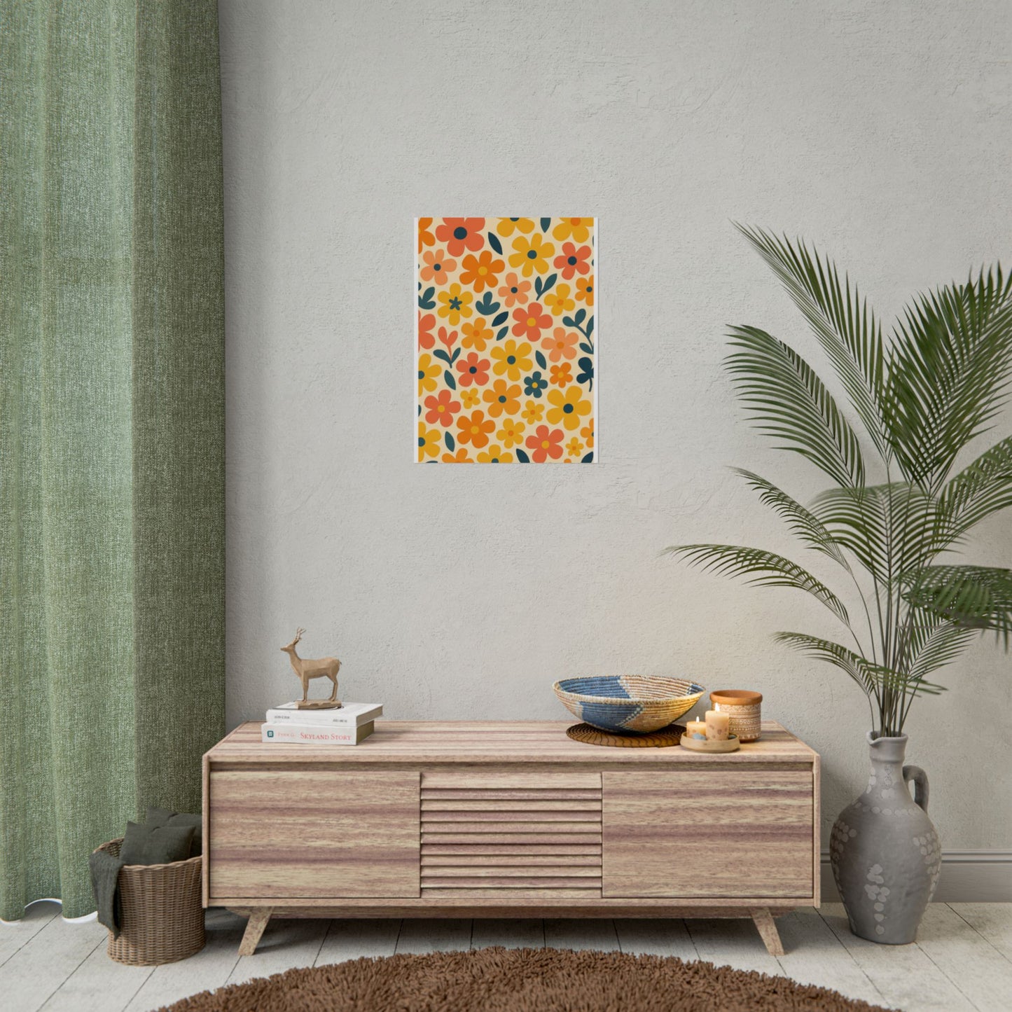 Vibrant Floral Print