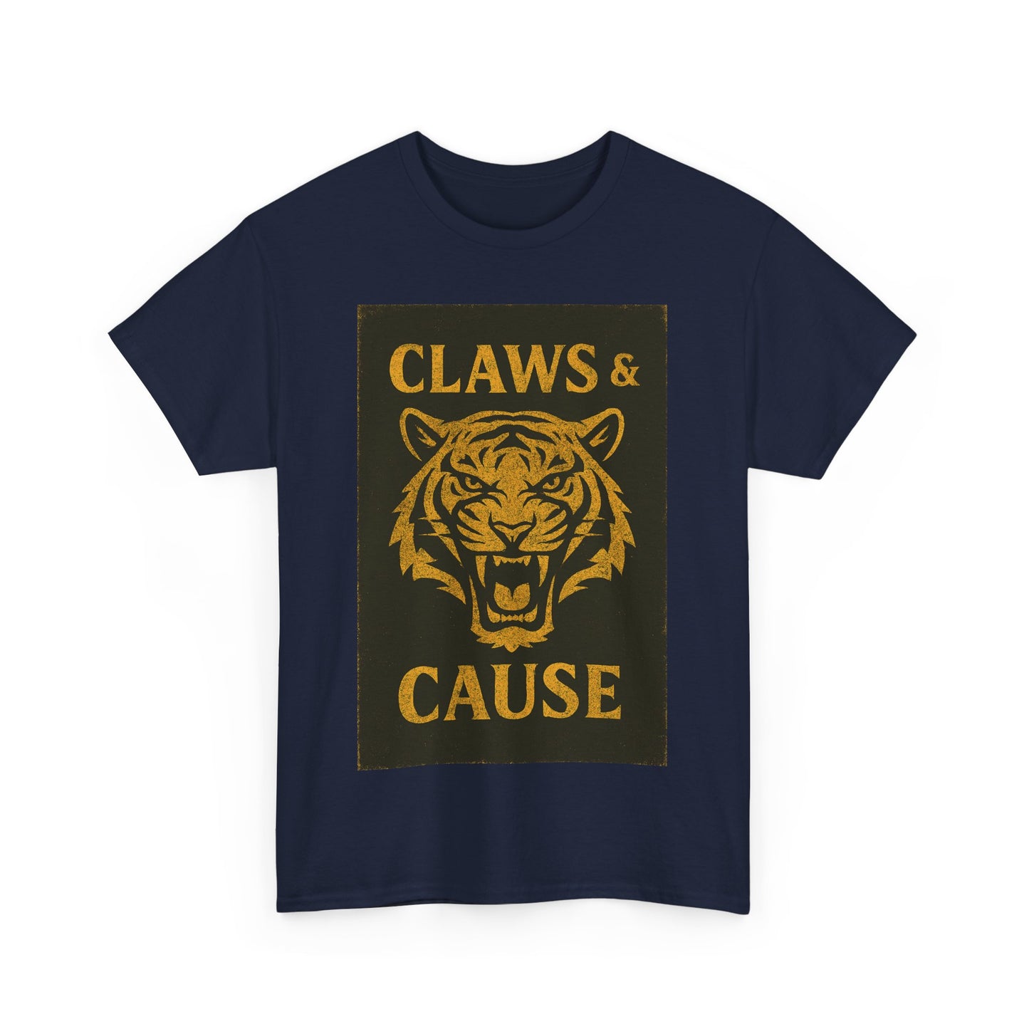 Adult Unisex 'Tiger Claws & Cause' Tee