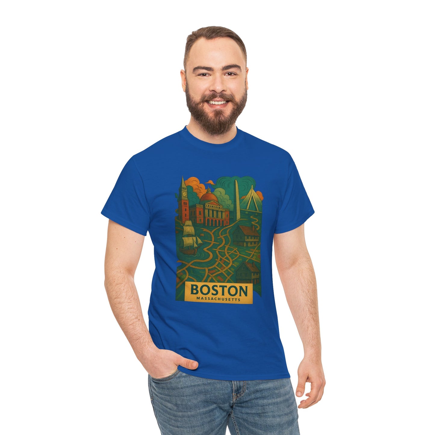 Adult Unisex Boston Surreal Tee (North America Customers)