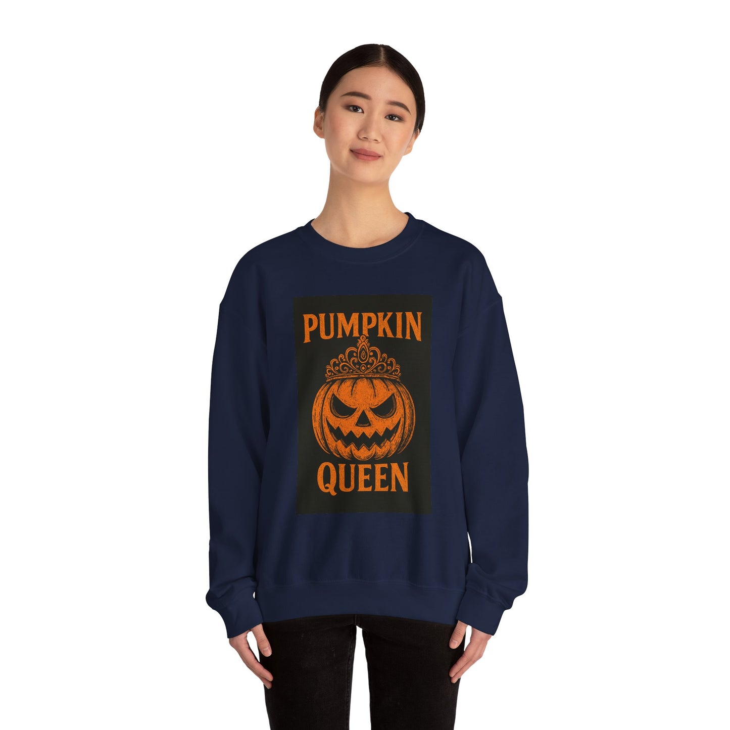 Women's Pumpkin Queen Sweatshirt Crew Neck