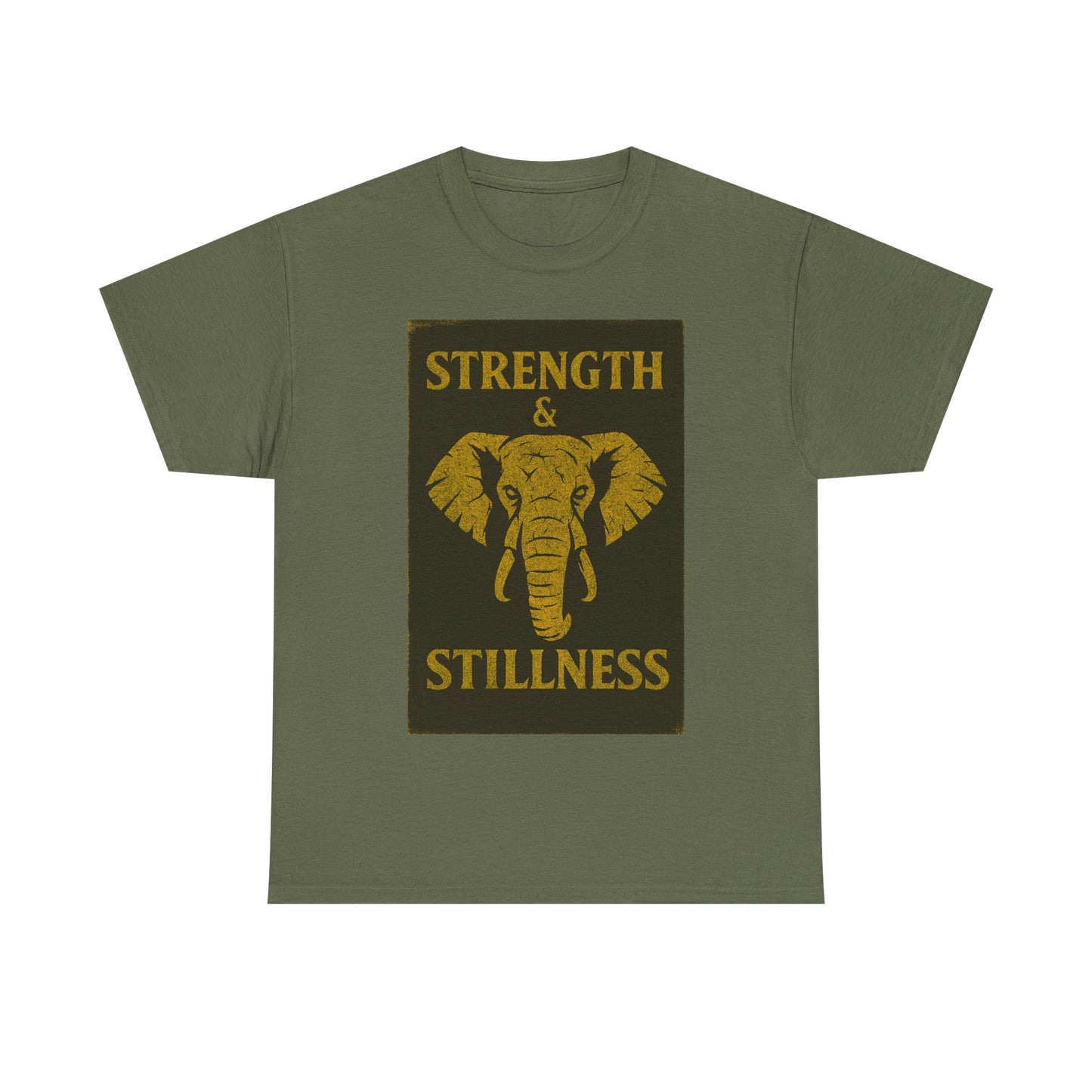 Adult Unisex 'Elephant Strength & Stillness' Tee
