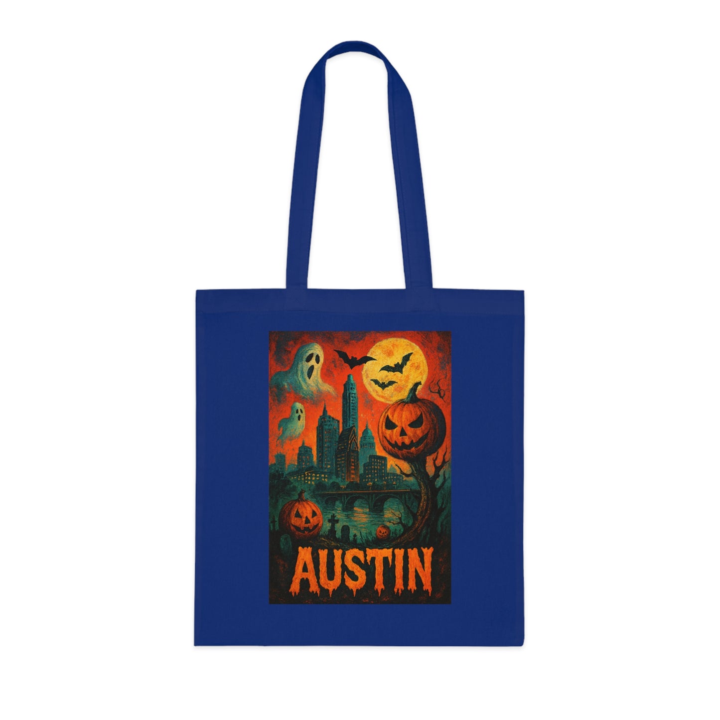 Surreal Halloween Austin Tote Bag