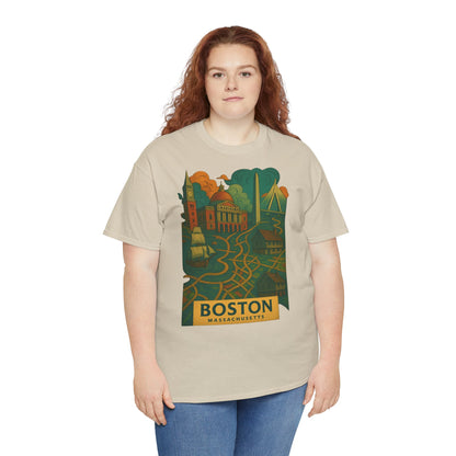 Adult Unisex Boston Surreal Tee