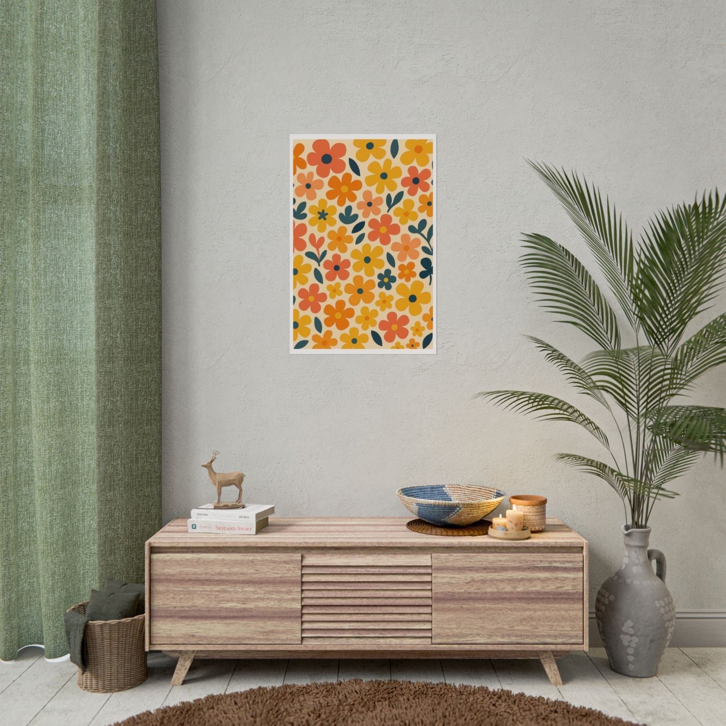 Vibrant Floral Print