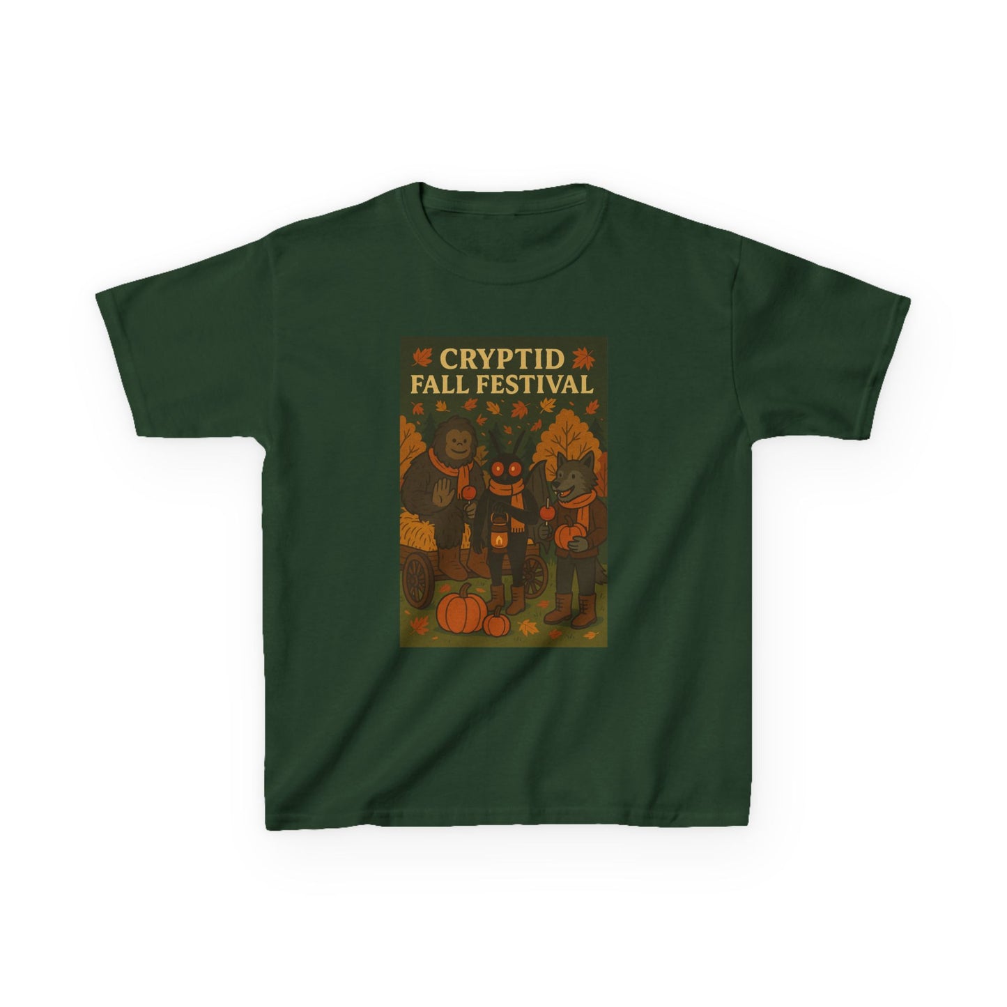 Kids Cryptid Autumn Festival Tee