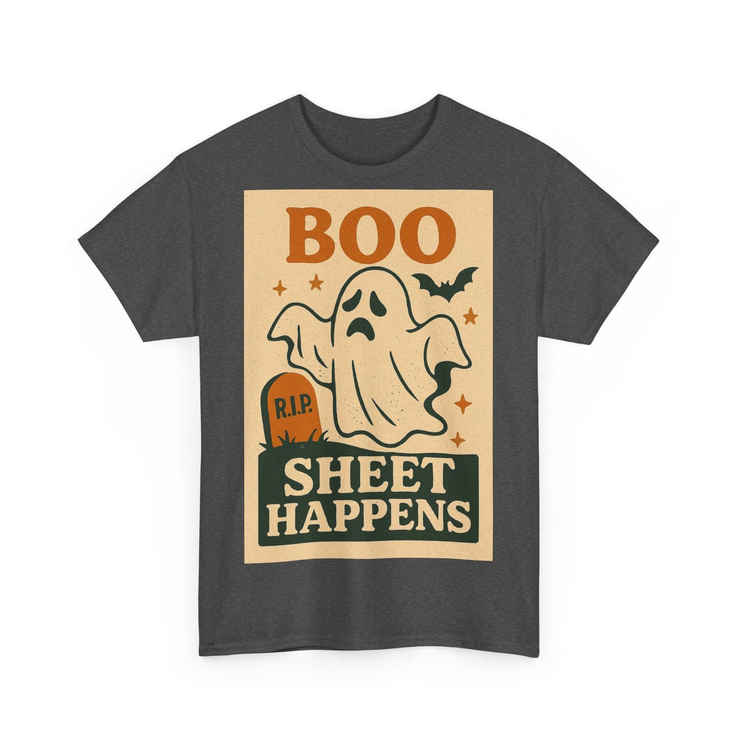Boo Sheet Happens Adult Unisex Tee