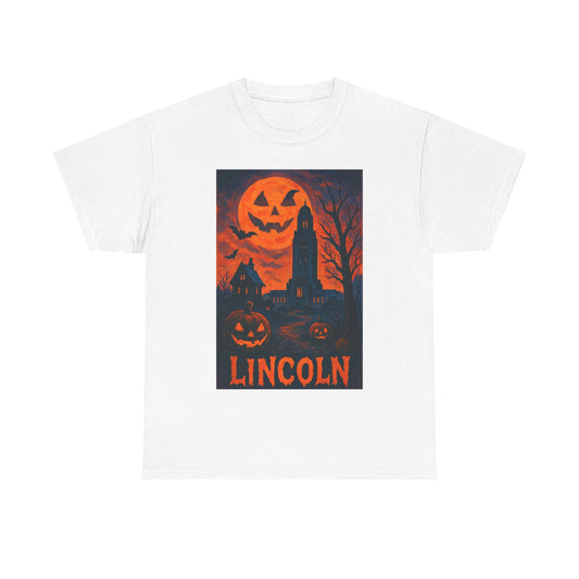 Adult Unisex Surreal Halloween Lincoln Tee