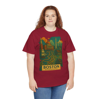 Adult Unisex Boston Surreal Tee