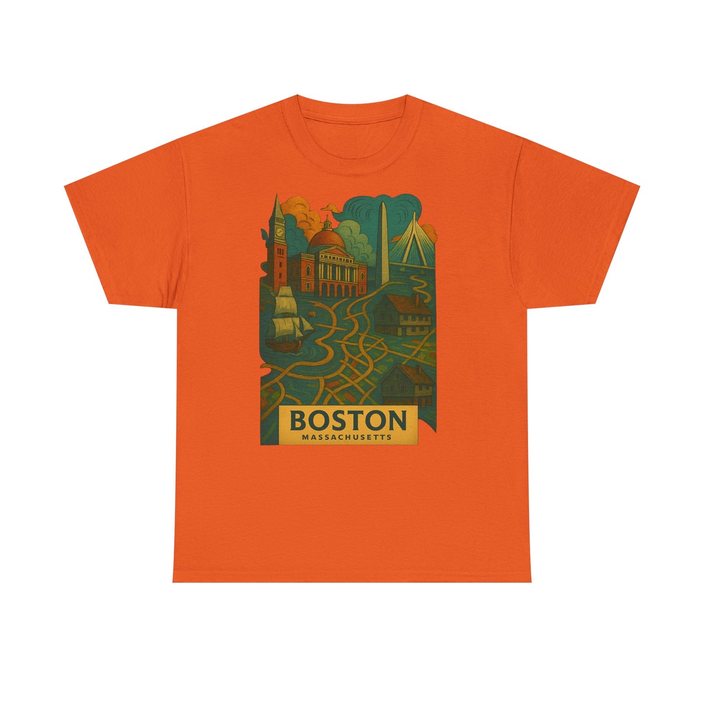 Adult Unisex Boston Surreal Tee