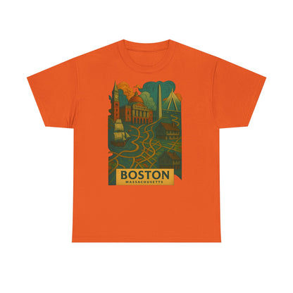 Adult Unisex Boston Surreal Tee