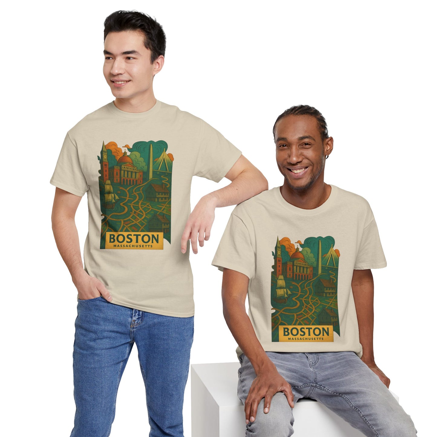Adult Unisex Boston Surreal Tee (North America Customers)