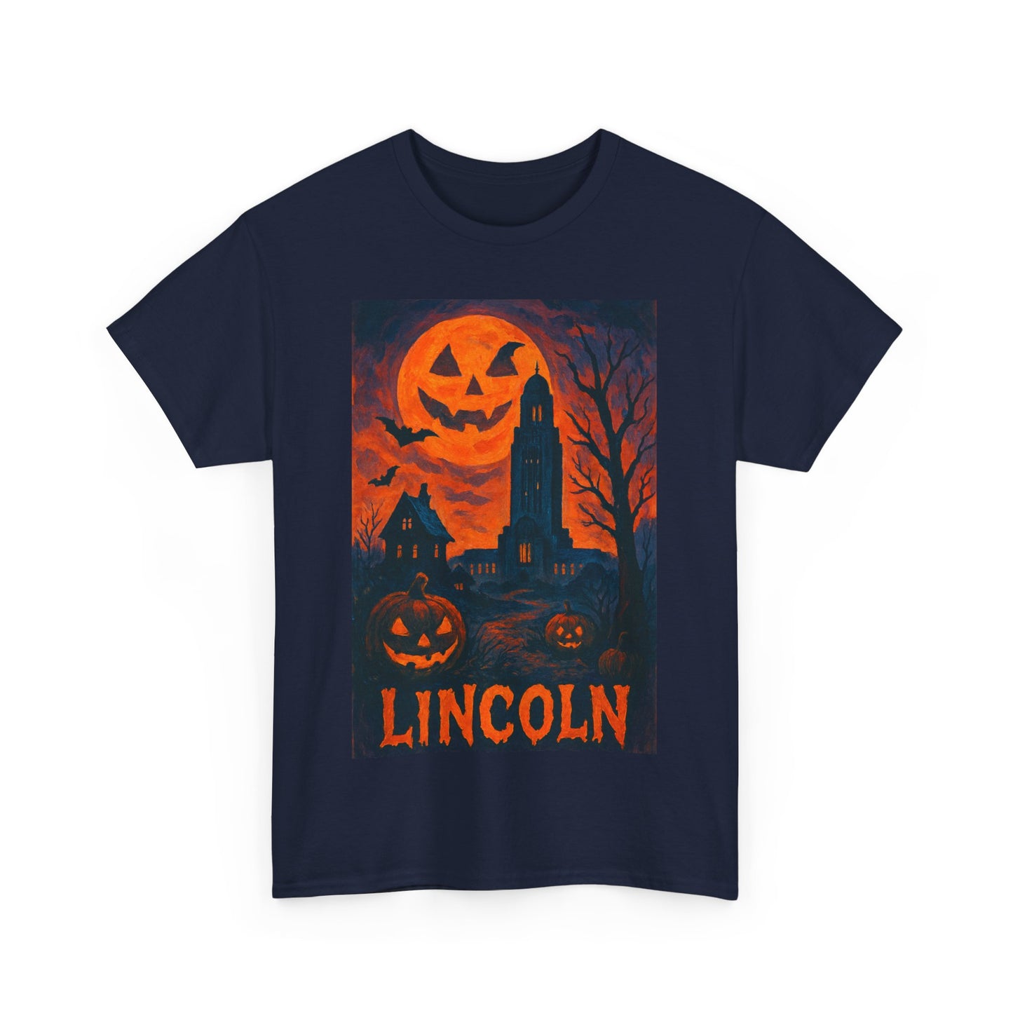 Adult Unisex Surreal Halloween Lincoln Tee