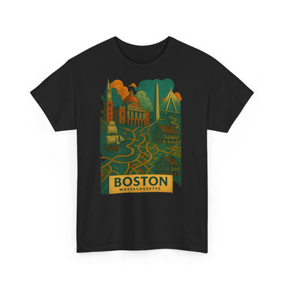 Adult Unisex Boston Surreal Tee