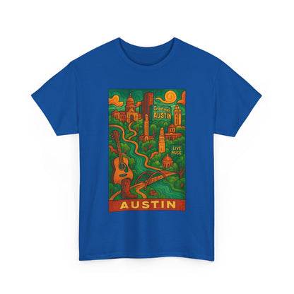 Adult Unisex Austin Surreal Graphic Tee (North America Customers)