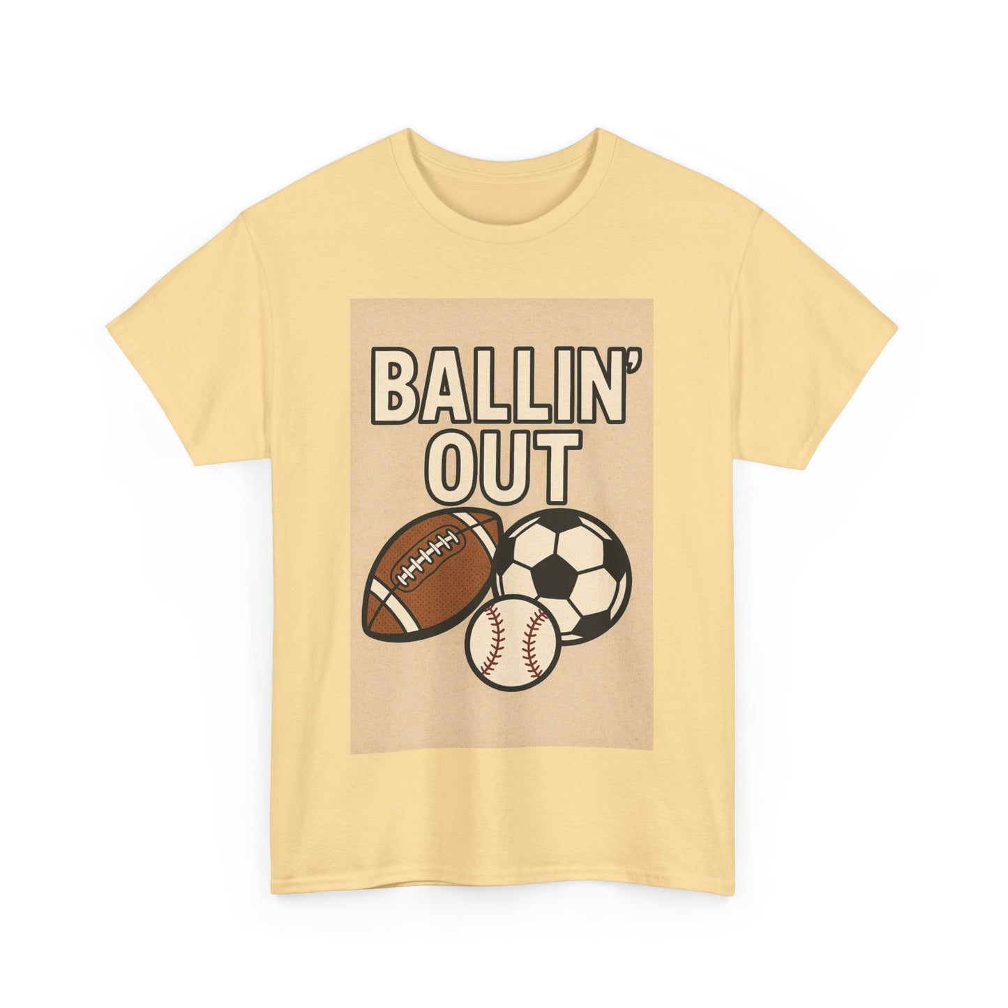 "Ballin' Out" Unisex Sporty Graphic Tee