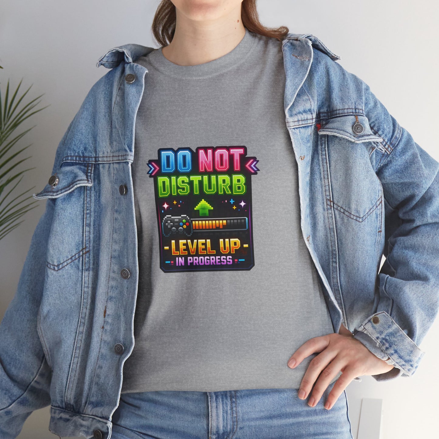 Do Not Disturb Level Up Gamer Tee