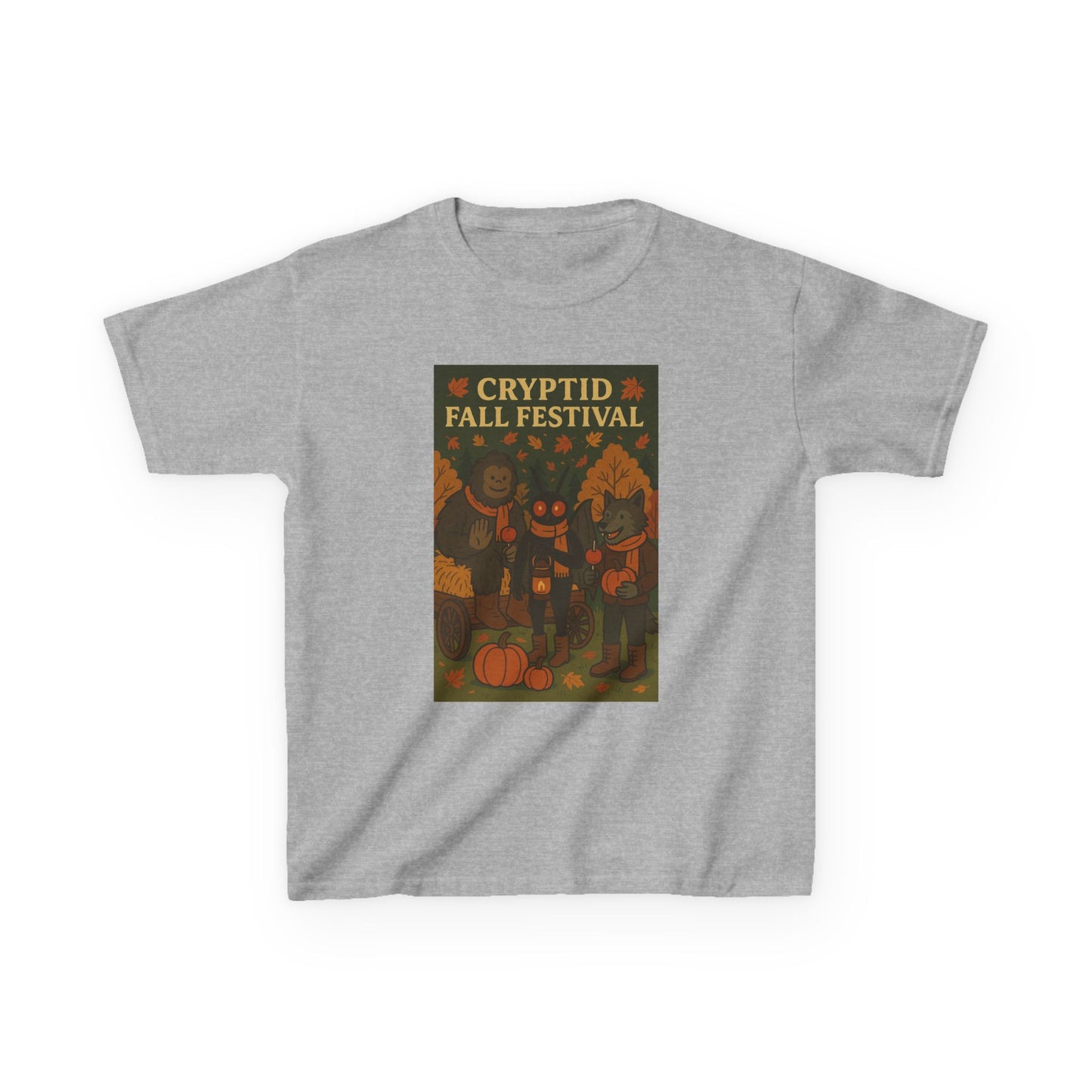 Kids Cryptid Autumn Festival Tee
