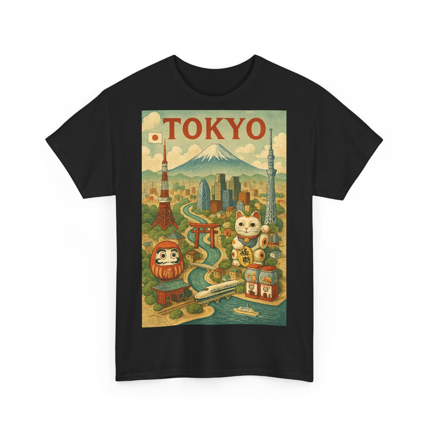 Adult Unisex Surreal Vintage Tokyo Tee
