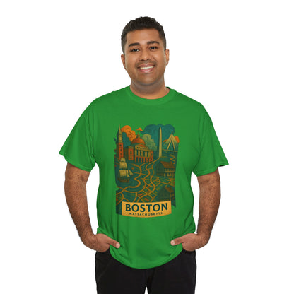 Adult Unisex Boston Surreal Tee (North America Customers)