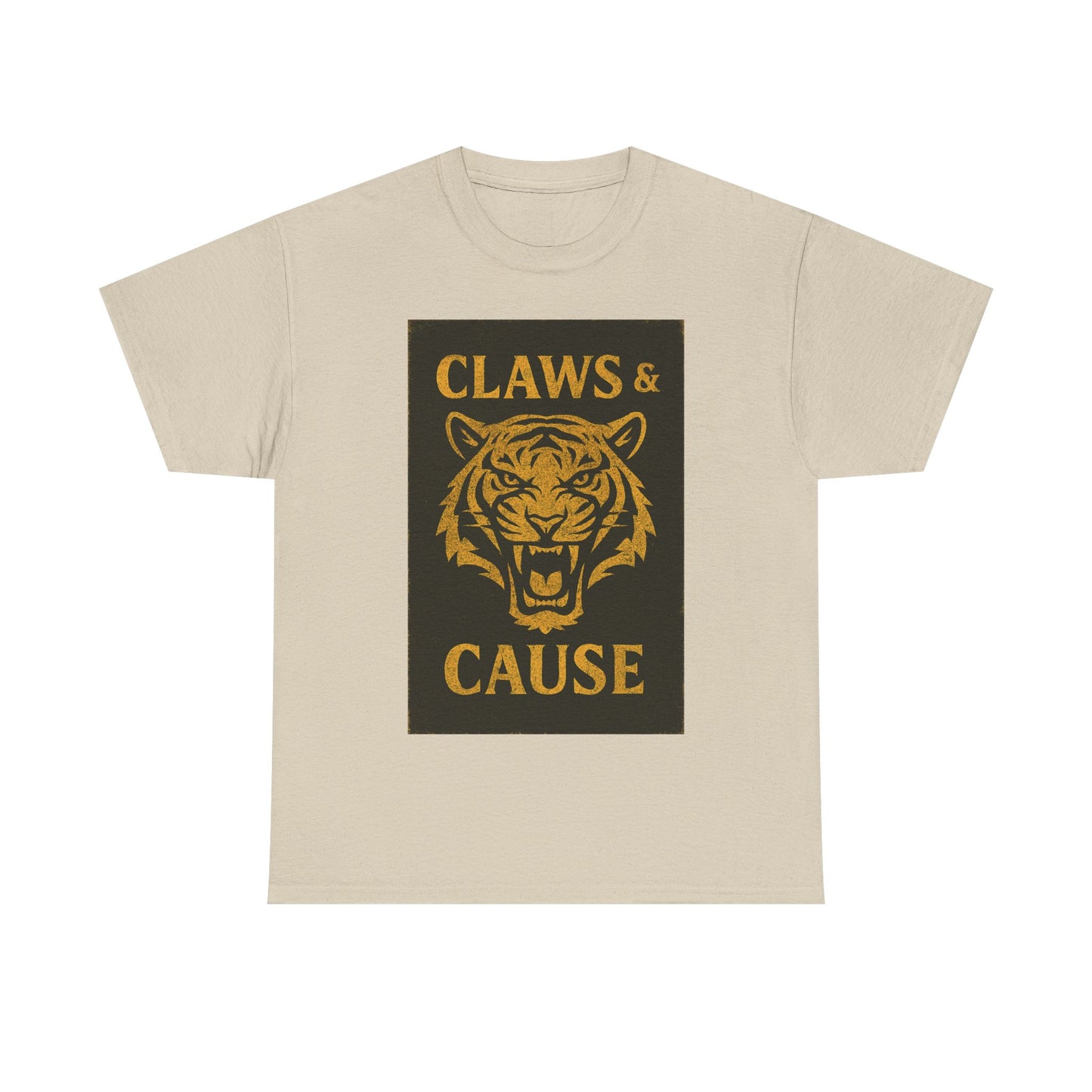 Adult Unisex 'Tiger Claws & Cause' Tee