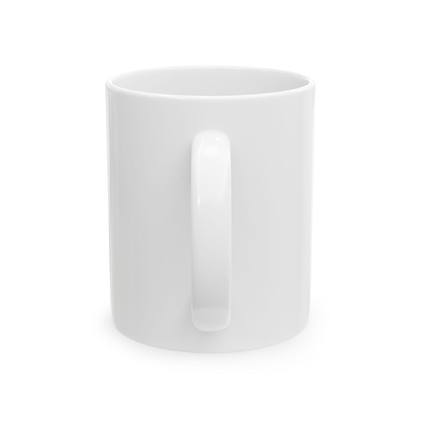 I Need Coffee Here White Ceramic Mug