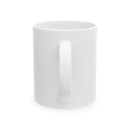 I Need Coffee Here White Ceramic Mug