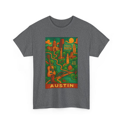 Adult Unisex Austin Surreal Graphic Tee (North America Customers)