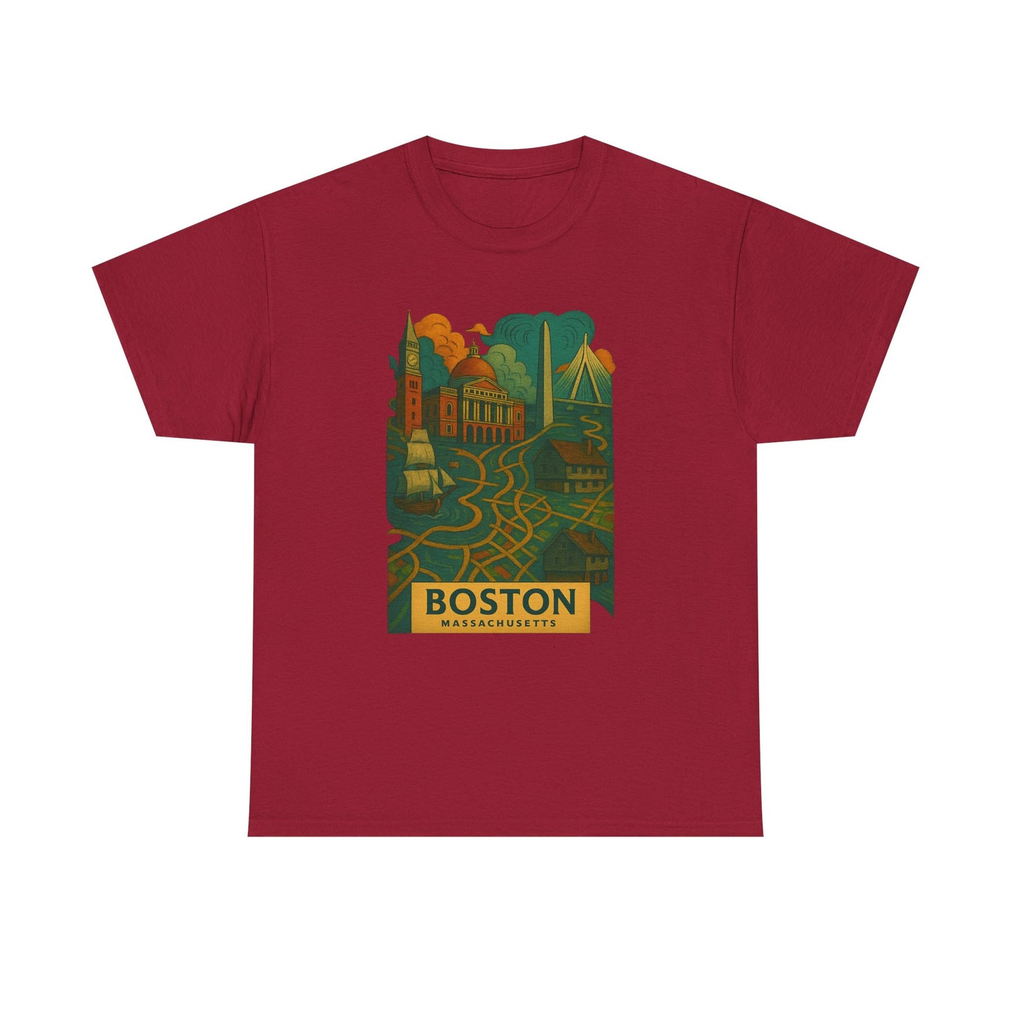 Adult Unisex Boston Surreal Tee (North America Customers)