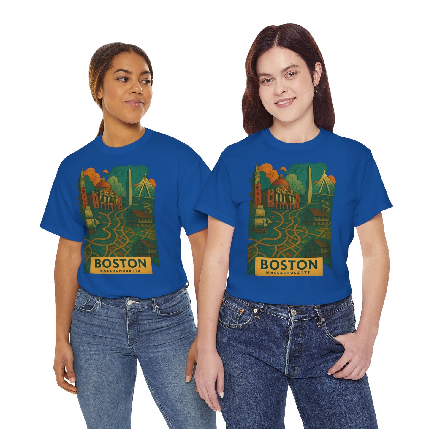 Adult Unisex Boston Surreal Tee